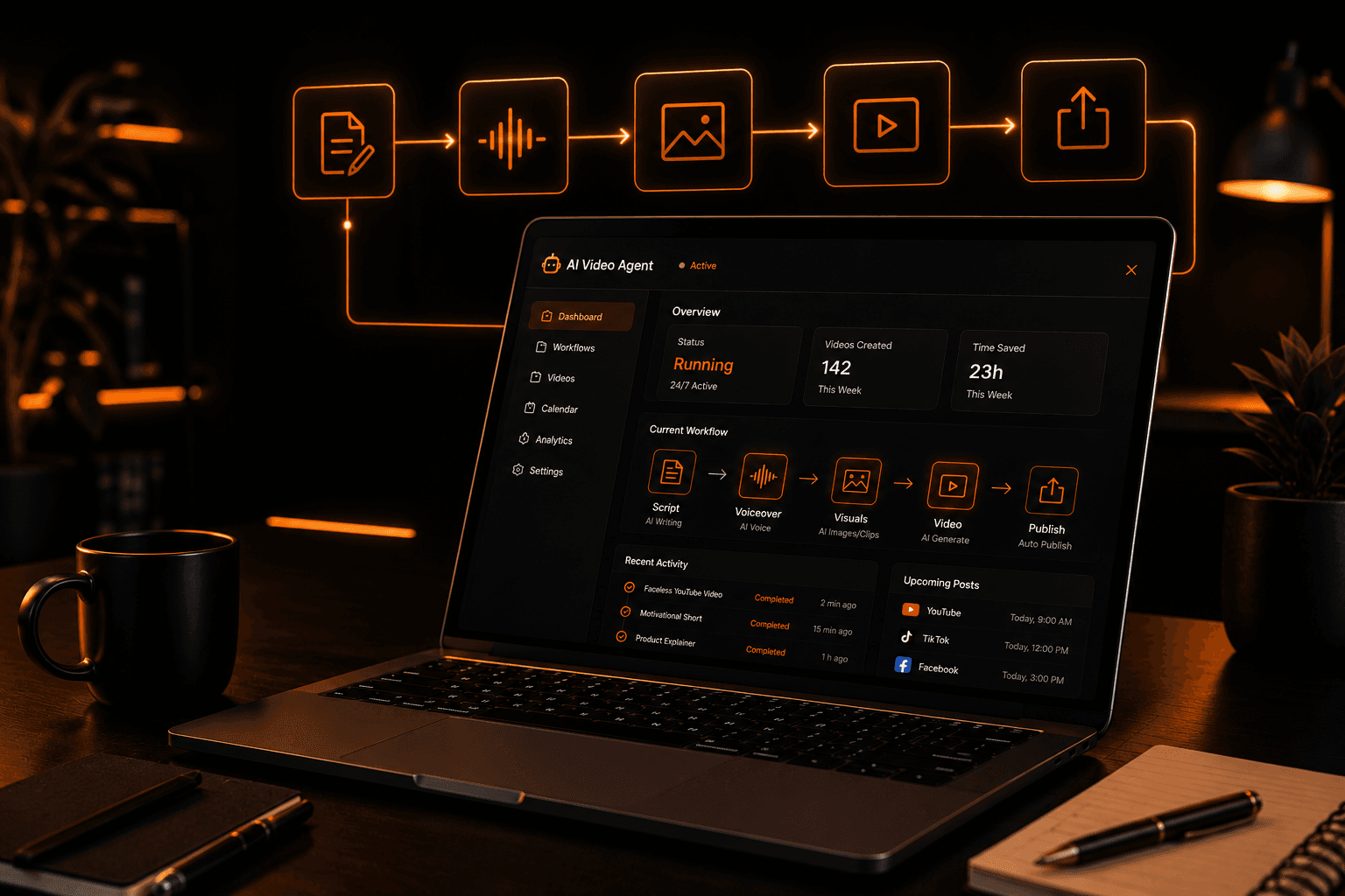 Build a 24/7 No-Code AI Video Agent in 15 Minutes